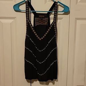 Shyanne Black Crop Tank